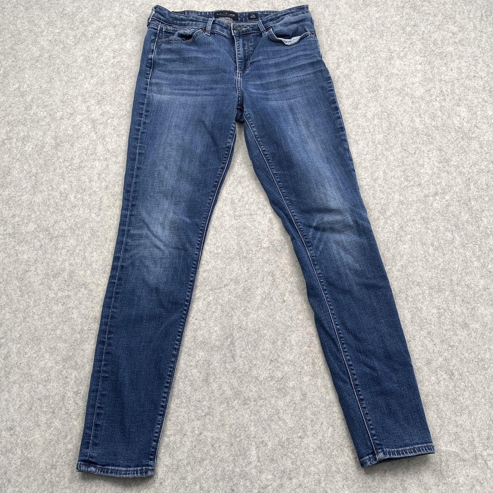 Lucky Brand Ava Skinny Jeans Womens 10/30 Blue Stretch Mid Rise Denim 29x29